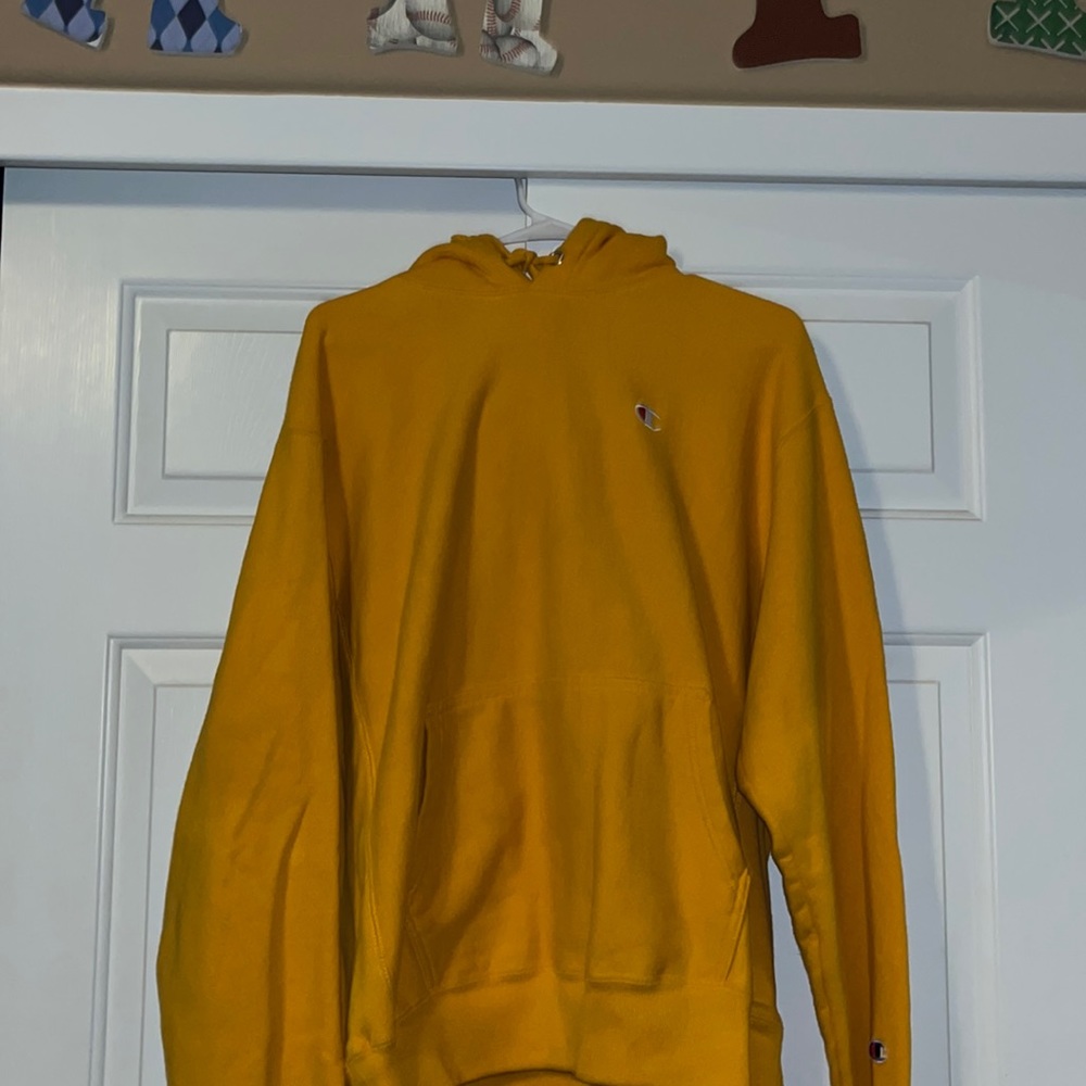 Think gold sweater